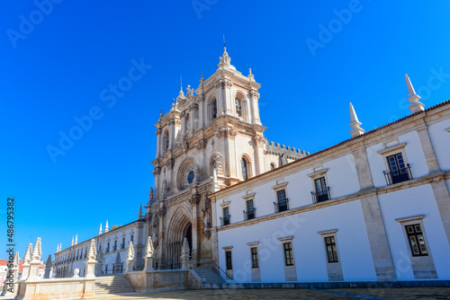 Barockfassade des Klosters von Alcobaça - Portugal