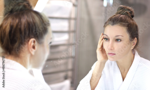 Applying the cream..Magic anti-aging cream.