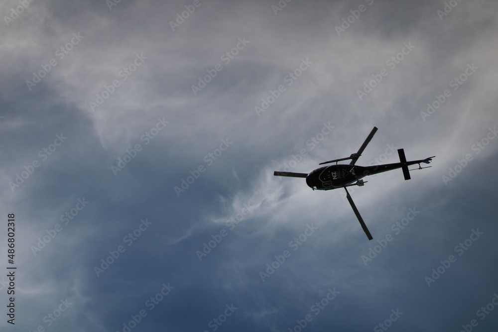 helicopter in flight helicopter in flight