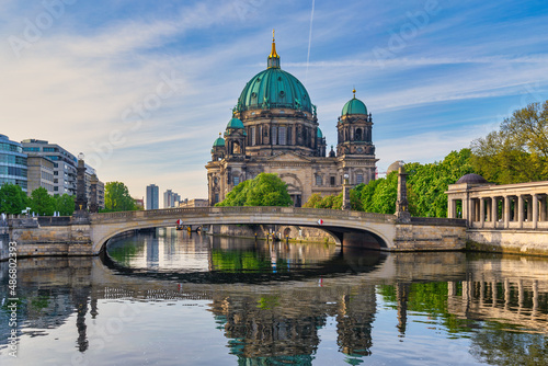 Berlin Germany, city skyline at Berlin Cathedral (Berliner Dom) and Spree River