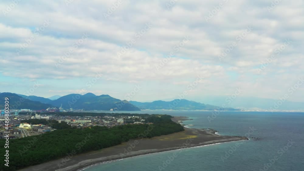 三保松原 海岸 空撮 三保松原 海岸 空撮