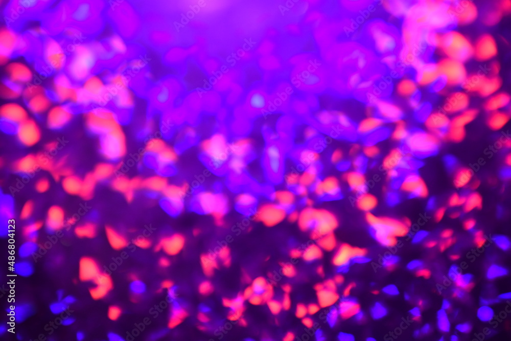 Pink glitter lights texture. Abstract christmas background.