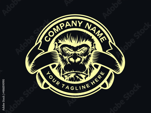 fierce gorilla head 