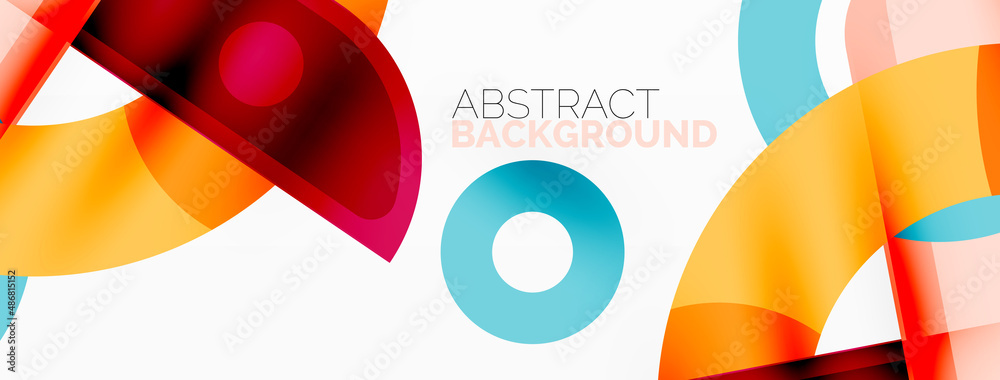 Color geometric stripes, lines abstract background. Minimal geometric template for wallpaper, banner, presentation