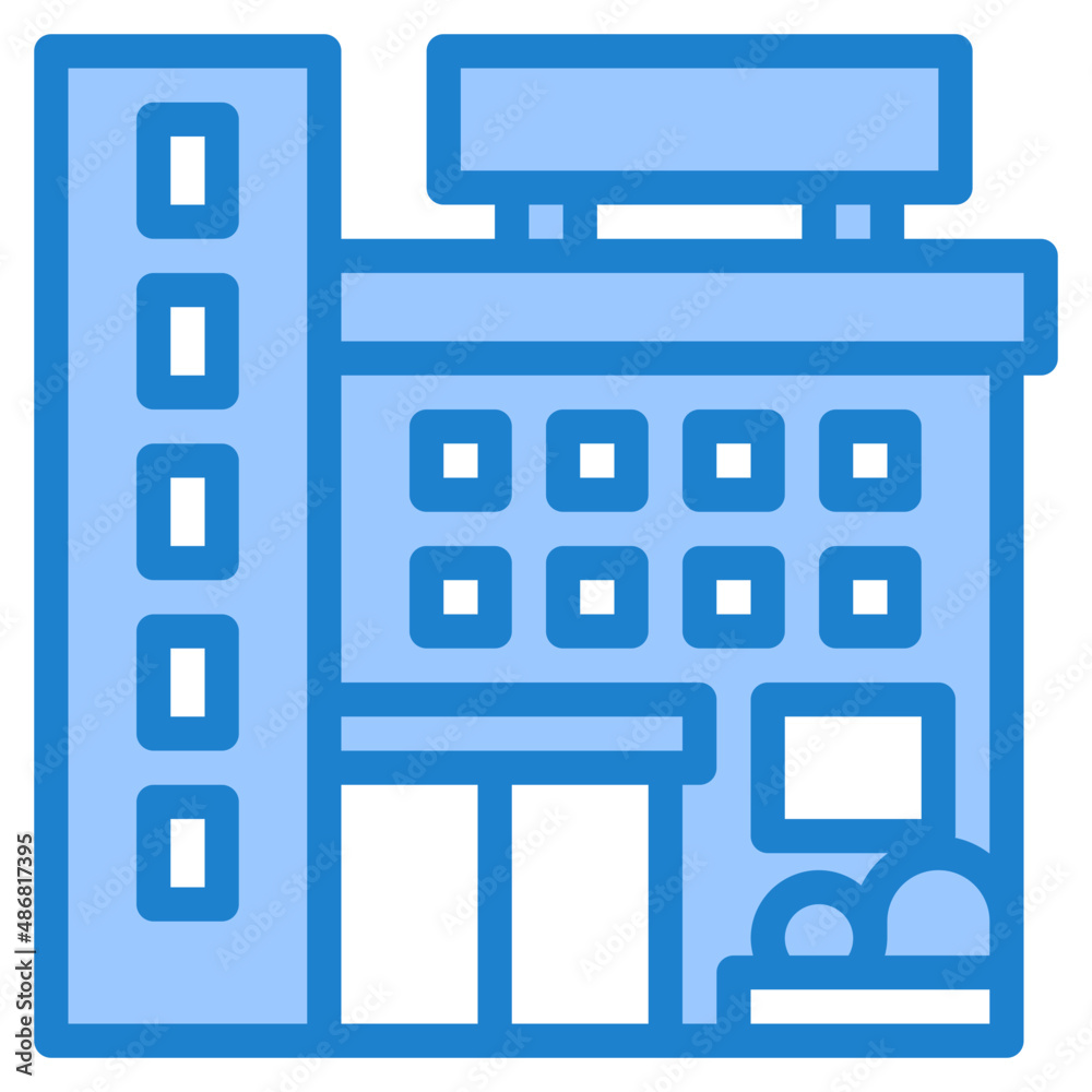 tower blue style icon tower blue style icon
