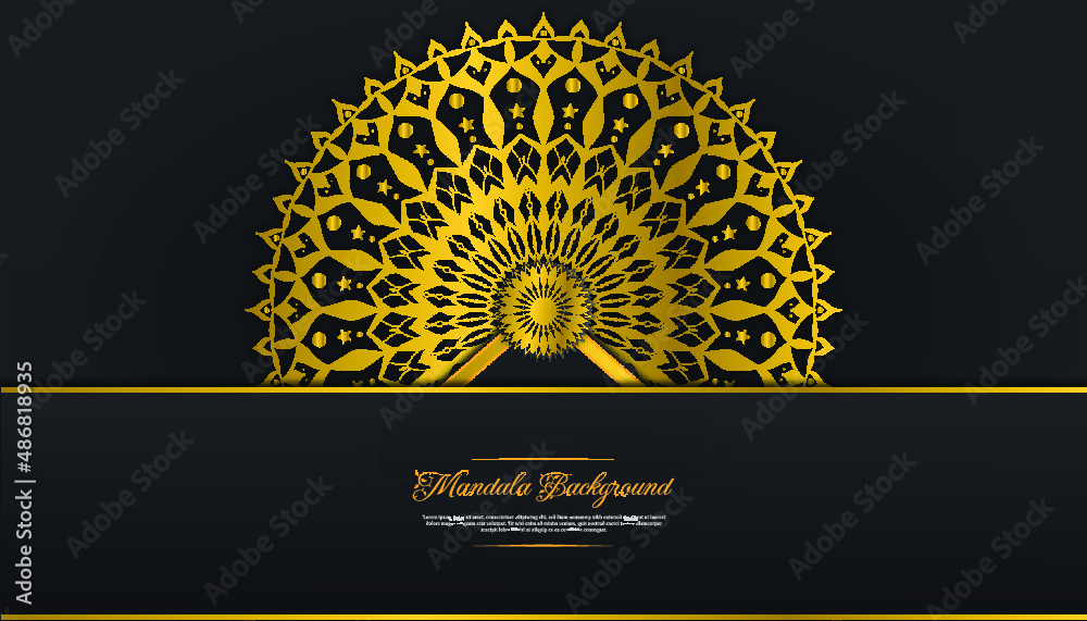 Fototapeta premium beautiful mandala background for design