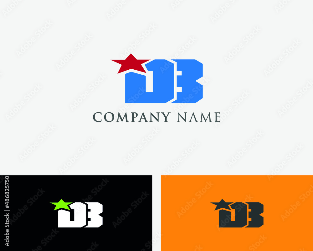 Obraz premium DB Stare Logo Design