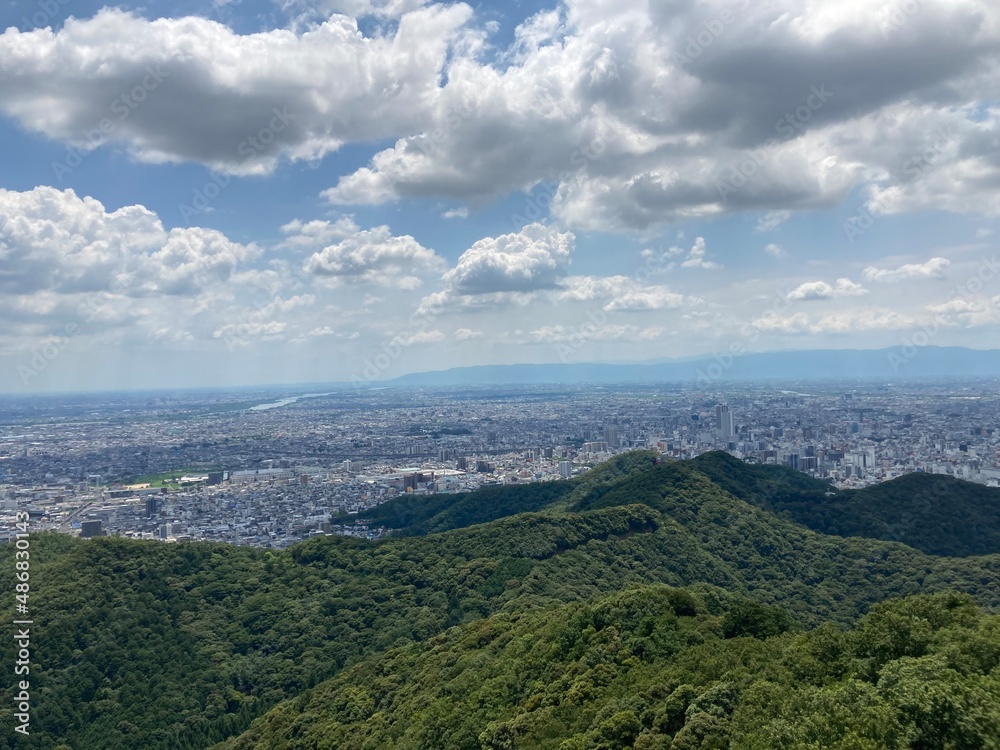 岐阜城山頂