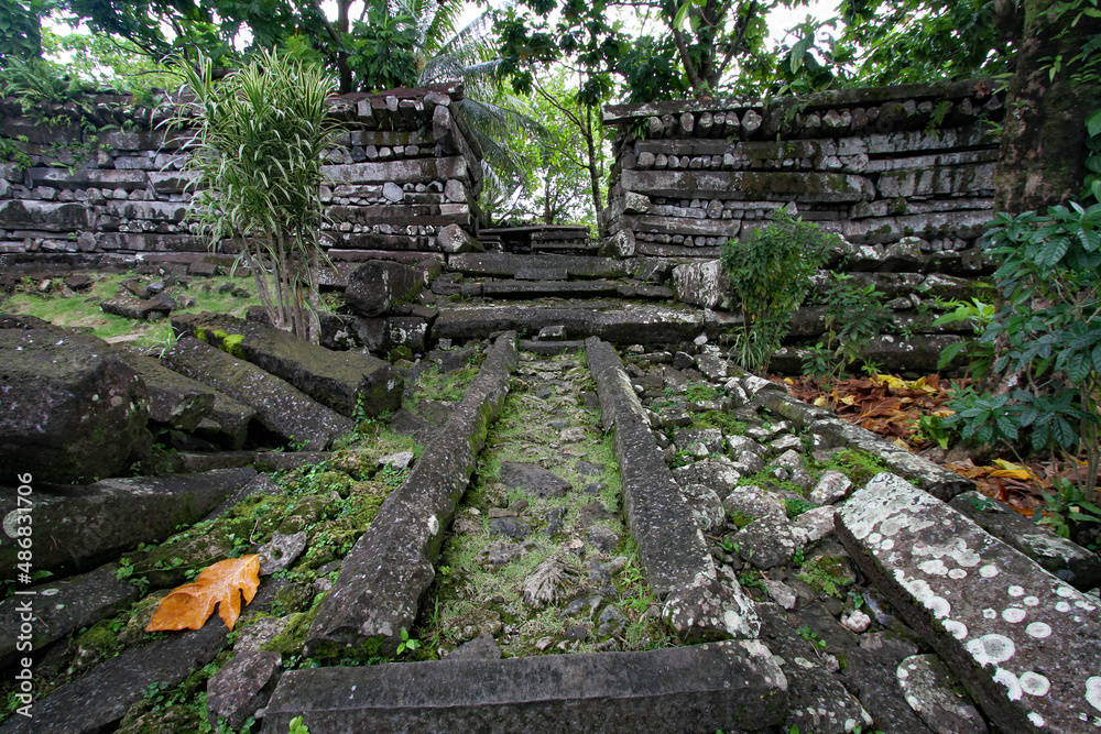 Nan Madol in Pohnpei Micronesia Nan Madol in Pohnpei Micronesia