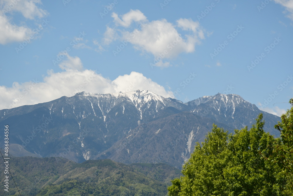 Obraz premium mountains and clouds