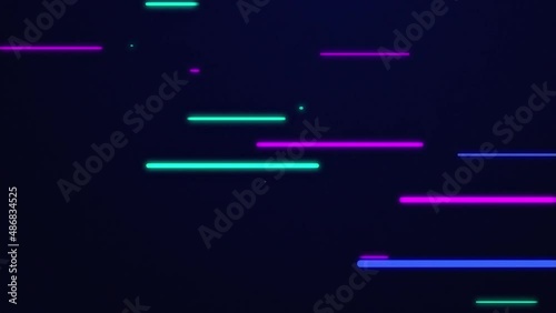 Animated Neon Lights Background
