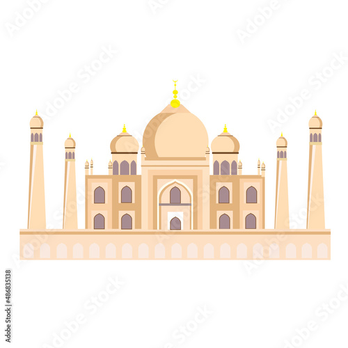 taj mahal or taj mahotsav illustration design suitable for indian taj mahotsav events