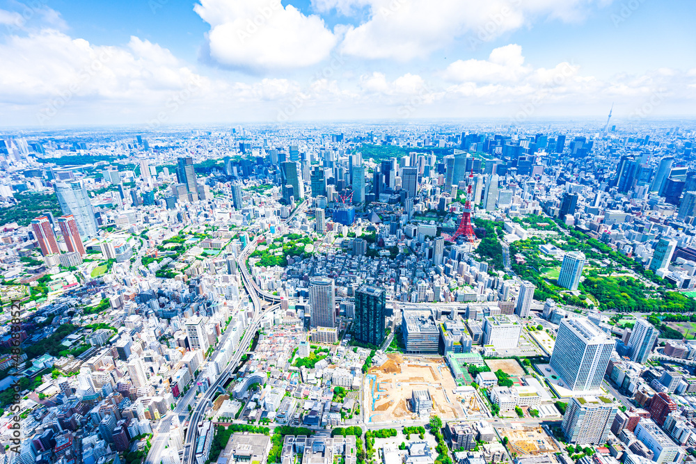 東京タワー・空撮写真