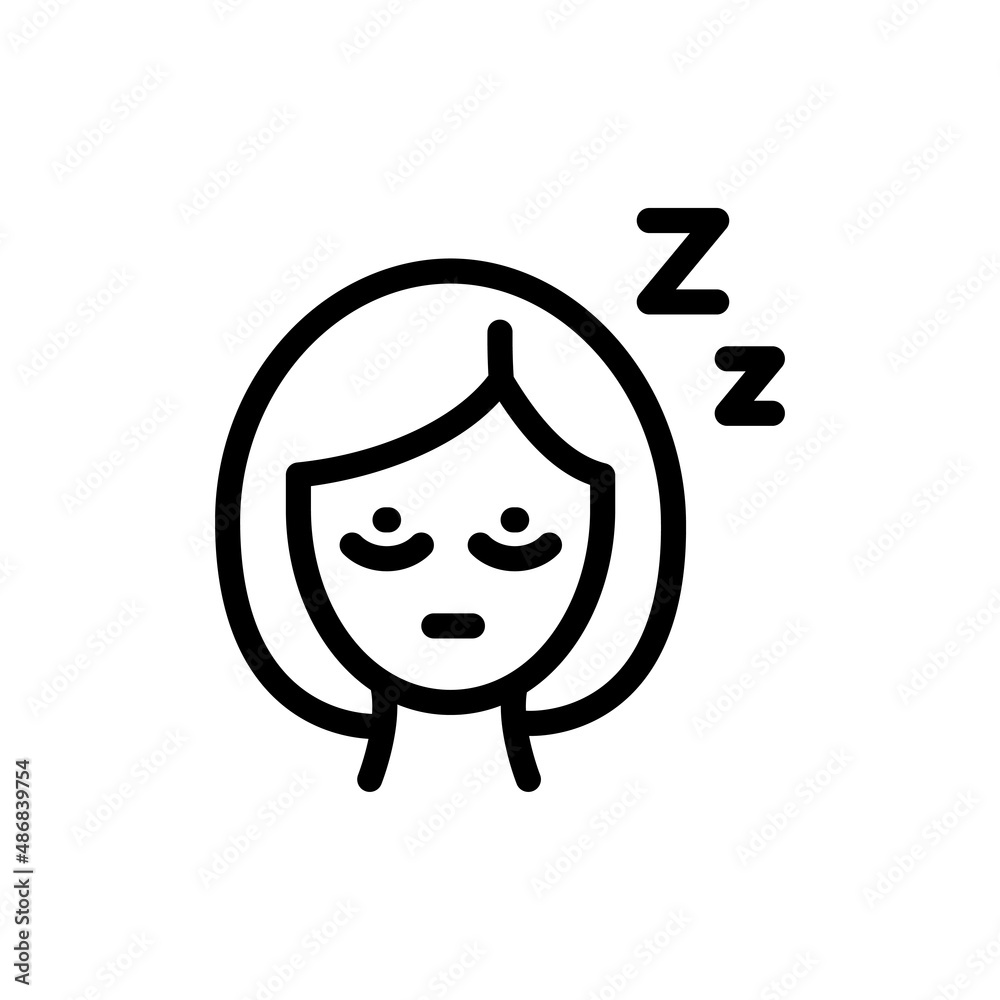 insomnia linear icon insomnia linear icon