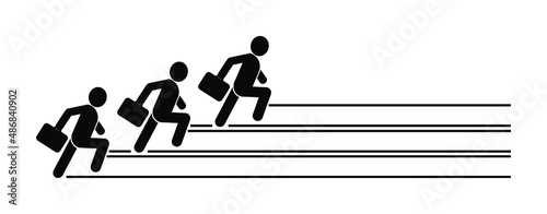  career icon on white background	