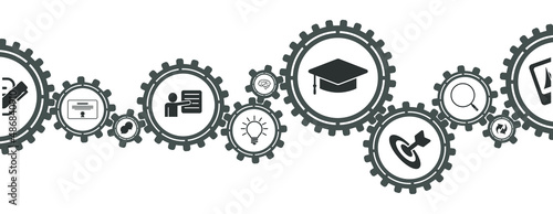 career icon on white background	