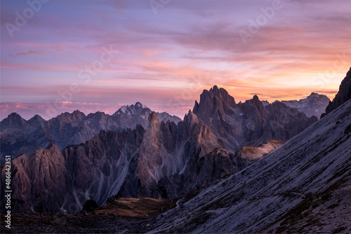 Cadini di Misurina Bergkette in den Alpen Dolomiten Italien © Sandro