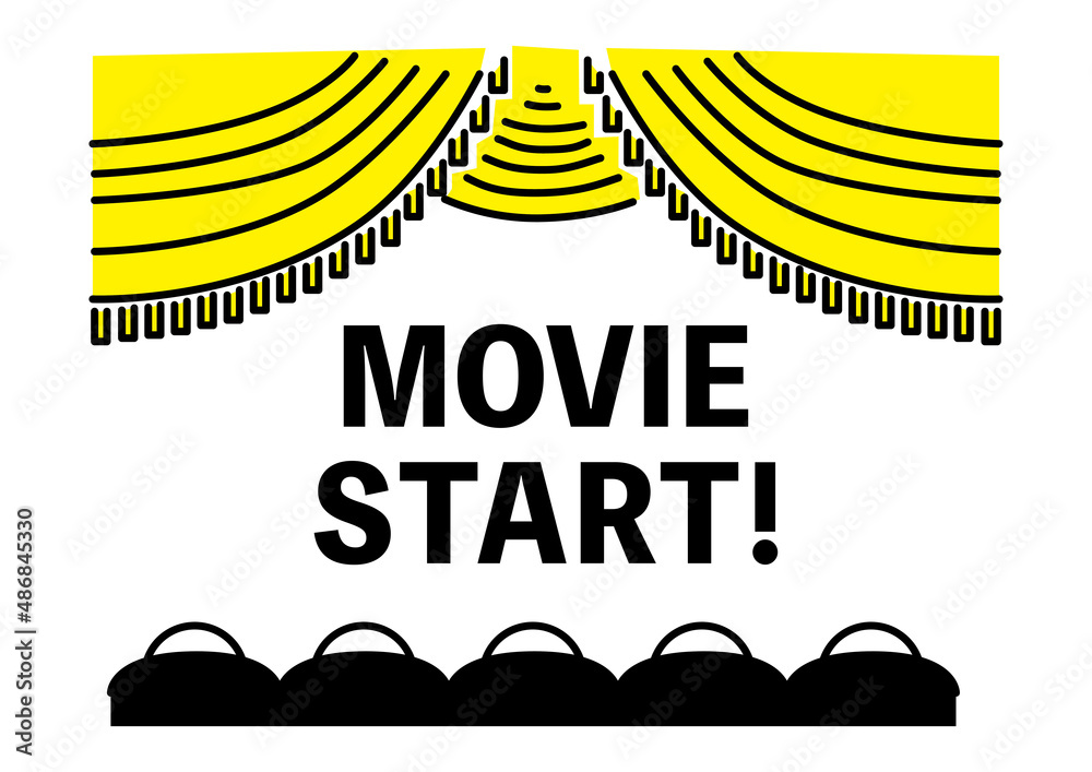 緞帳のフレームイラスト Stock Vector Adobe Stock 緞帳のフレームイラスト Stock Vector Adobe Stock