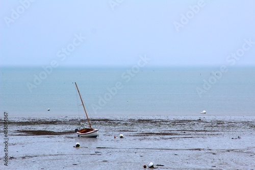 fishing boat in a tide
