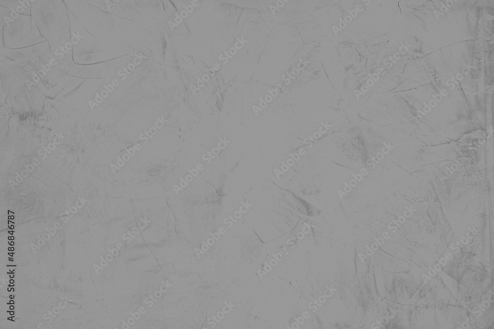 Modern abstract gray color background. Grey venetian plaster texture. Venetian stucco on a light grey color