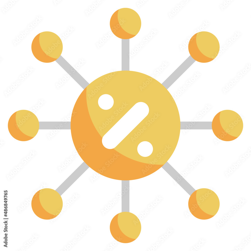 NETWORK flat icon,linear,outline,graphic,illustration