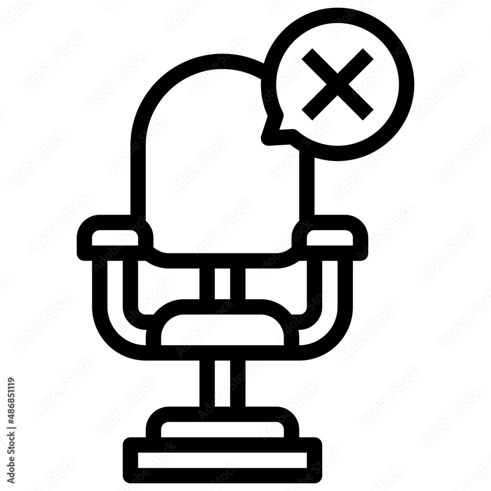 NO VACANCY line icon,linear,outline,graphic,illustration NO VACANCY line icon,linear,outline,graphic,illustration