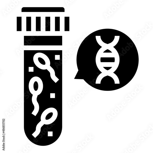 SPERM glyph icon,linear,outline,graphic,illustration