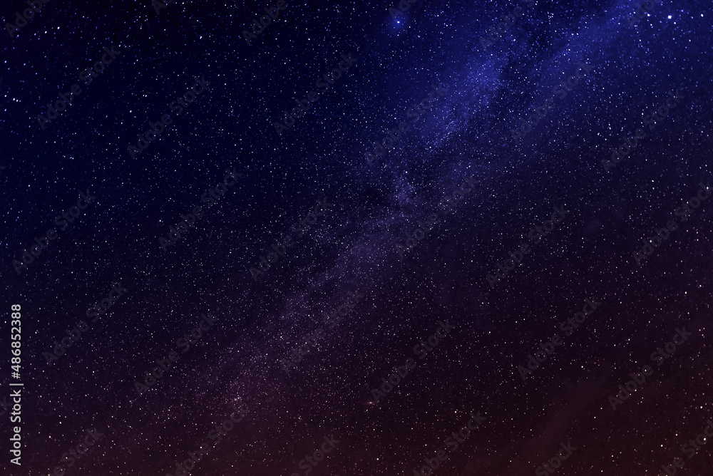 Obraz premium Milky way galaxy with stars and space dust in the universe