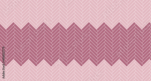 Herringbone floor. Seamless tile pattern. Paving background. Cladding line texture. Timber masonry. Ceramic check print. Herring bone symmetric grid. Scandinavian geometric panel. Vector illustration