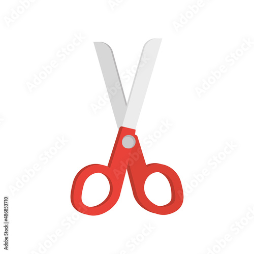 red scissor design