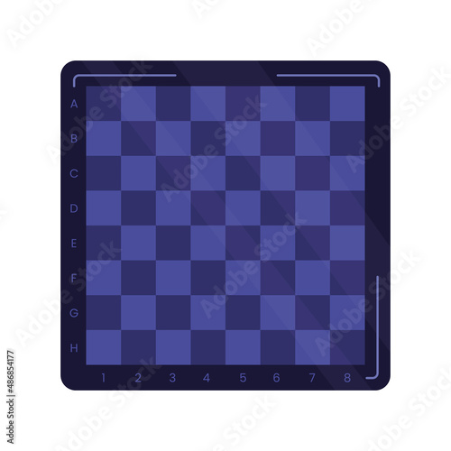blue chessboard design