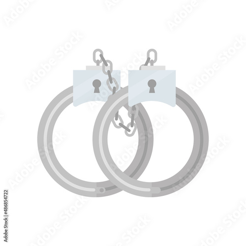 gray handcuffs design