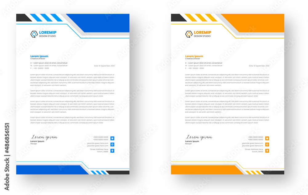 corporate modern business letterhead design template with yellow and blue colors. creative modern letterhead design template for your project. letter head, letterhead, business letterhead design. corporate modern business letterhead design template with yellow and blue colors. creative modern letterhead design template for your project. letter head, letterhead, business letterhead design.