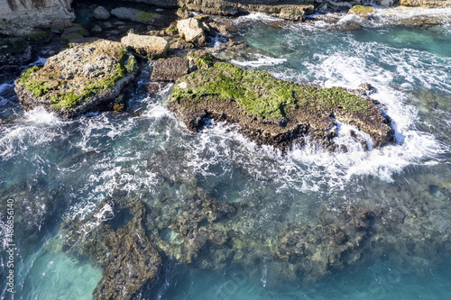 Adriatic Coast of Puglia, Otranto, Puglia in South Italy