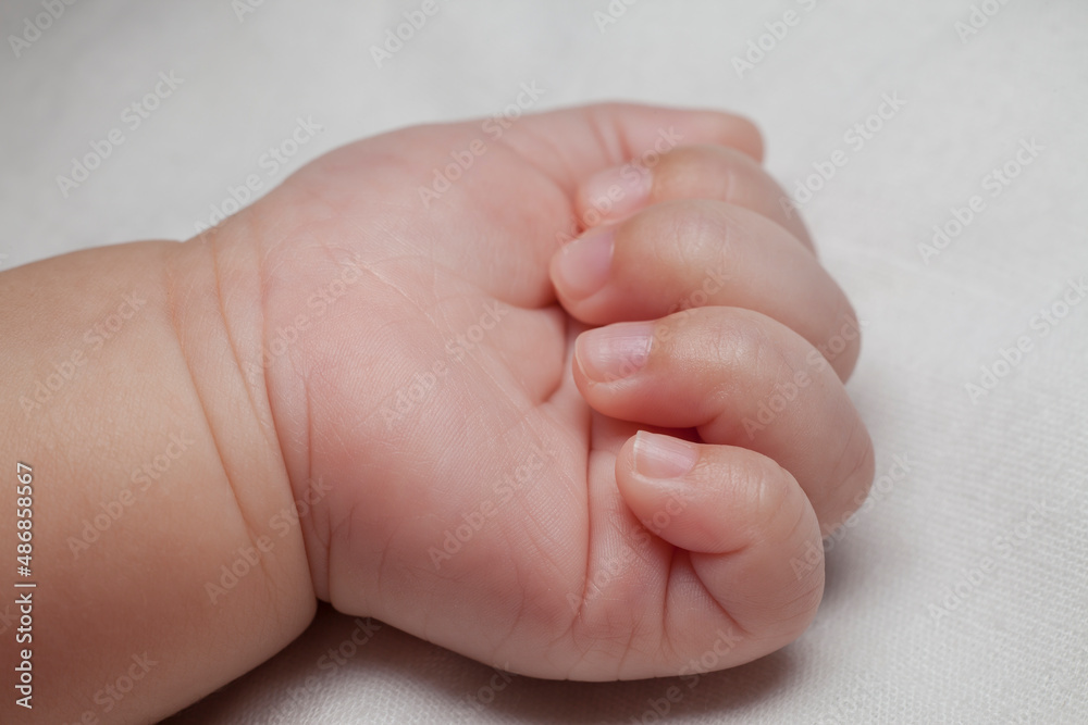 Baby hand new born. Baby hand new born.