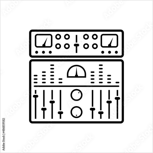 Sound Mixer Icon, Sound Mixing Equipment Icon