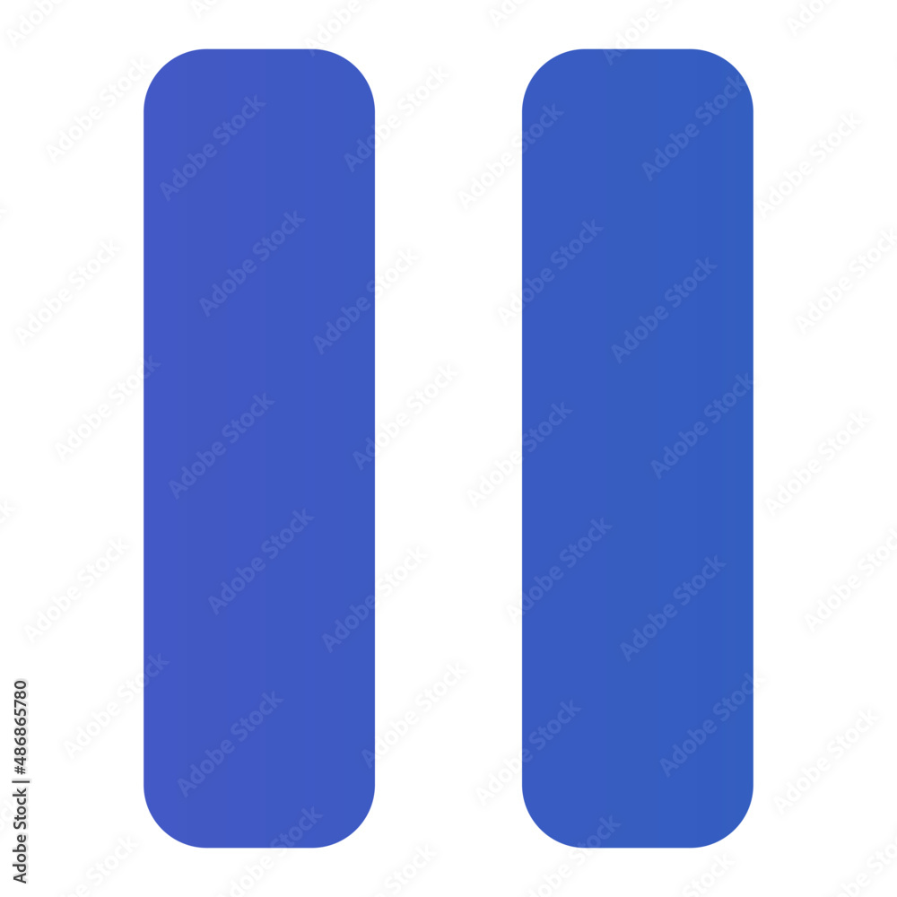 pause button gradient icon