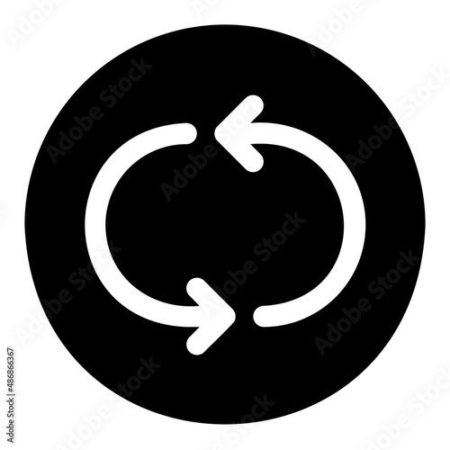 repeat once glyph icon