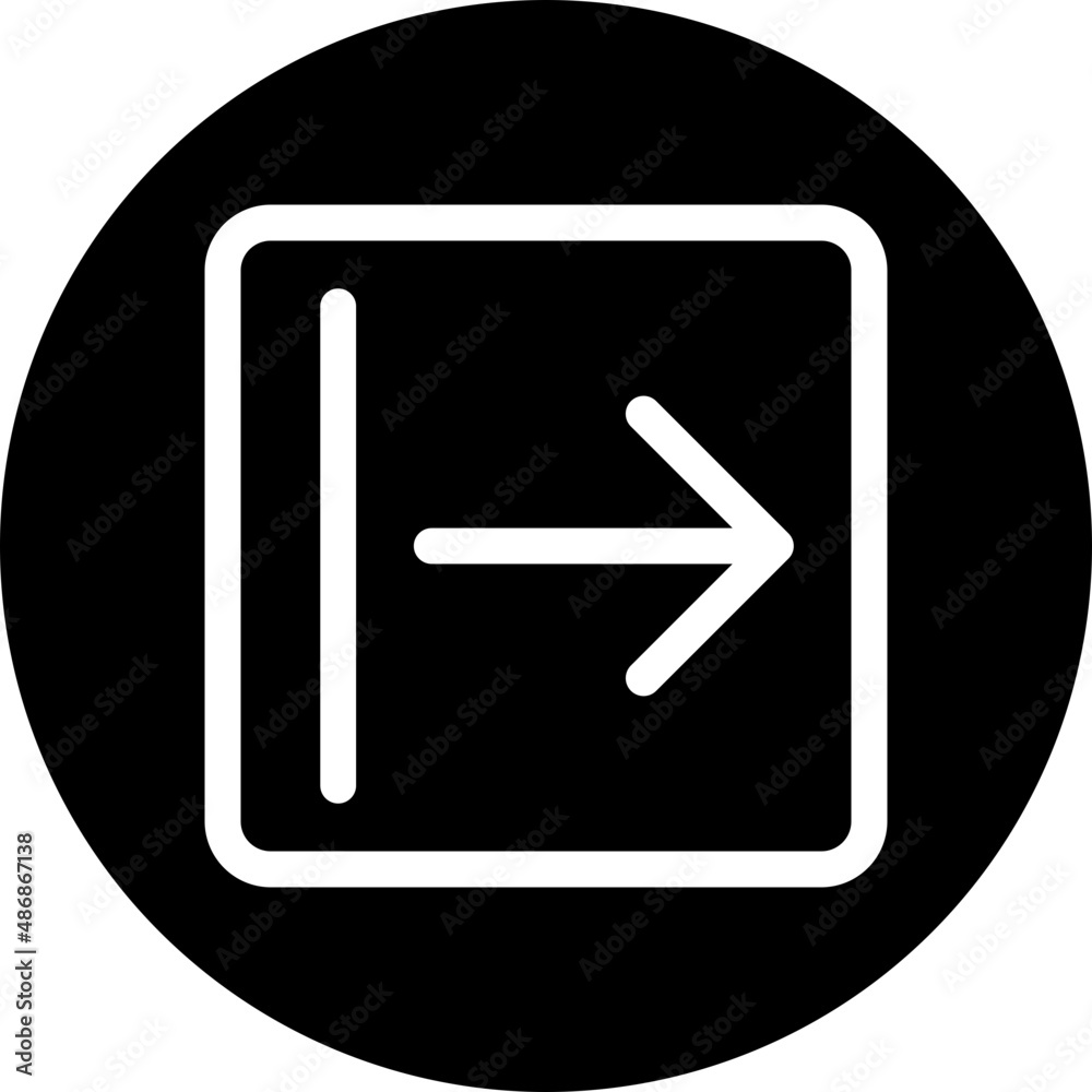 logout glyph icon logout glyph icon