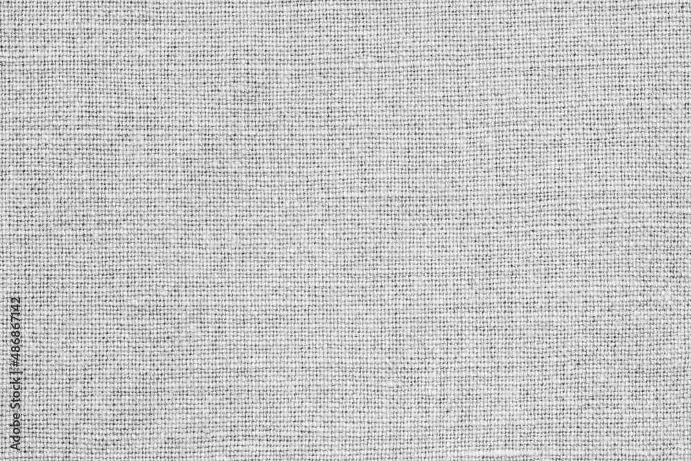 rough sacking of white color