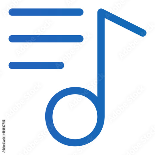 song lyrics gradient icon