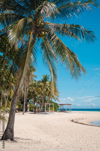 Fototapeta Naklejka Na Ścianę i Meble -  Beautiful tropical beach on the exotic island at Bantayan Island