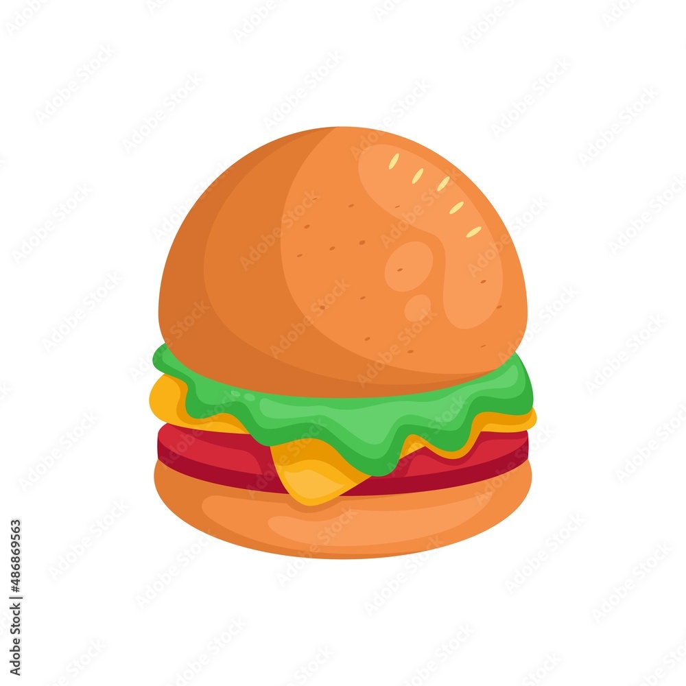 Burger vector design illustration Burger vector design illustration