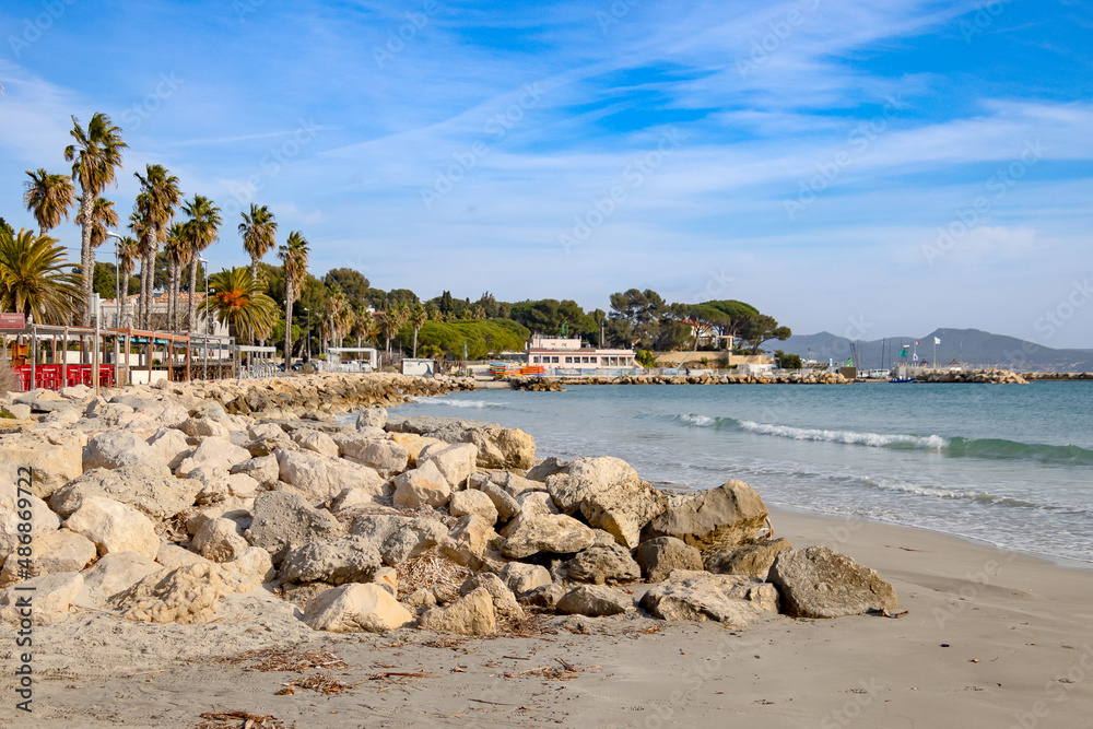 Ταπετσαρία la Ciotat city beach in France