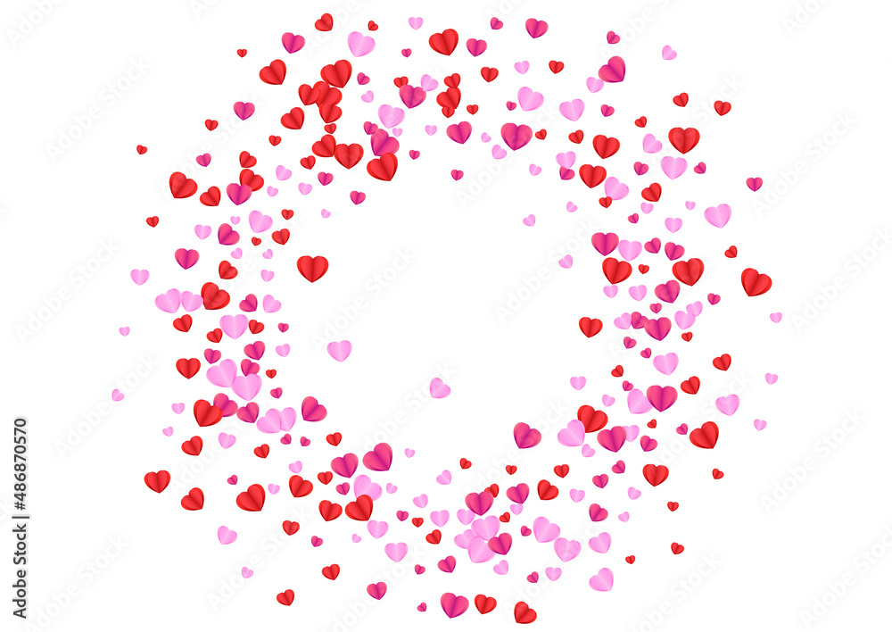 Pink Confetti Background White Vector. Abstract Illustration Heart. Red Congratulation Backdrop. Tender Confetti Honeymoon Frame. Fond Birthday Texture. Pink Confetti Background White Vector. Abstract Illustration Heart. Red Congratulation Backdrop. Tender Confetti Honeymoon Frame. Fond Birthday Texture.