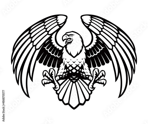 Vector Eagle Mascot