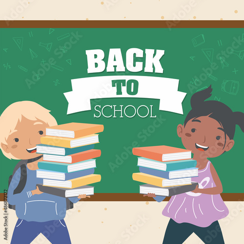 interracial students in classroom