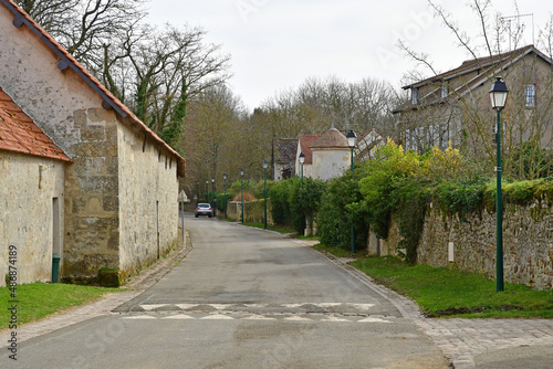 Gadancourt  France - february 20 2021 : picturesque village centre © PackShot
