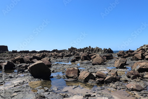 Bombo Headland Quarry Geological Site, Bombo Beach, Kiama, South Coast, NSW Australia photo