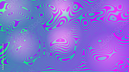 Abstract background with psychedelic swirl lines. Marble liquid art wallpaper. Purple ebru art. Vector illustration EPS 10